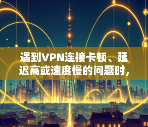 遇到VPN连接卡顿、延迟高或速度慢的问题时，可能由多种因素引起。以下是常见原因及解决方法，供你参考